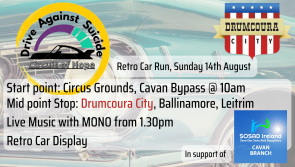 Annual Drive Against Suicide coming to Leitrim this Sunday