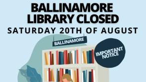 Ballinamore Library will close to facilitate ESB works this Saturday