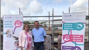 Louth CE visits Muirhevnamór Community Centre to see progress on works