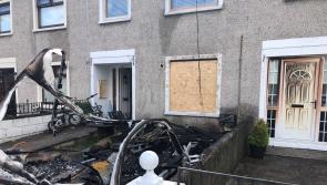 Dundalk gardai investigate suspected arson attack on caravan outside a house 