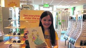 Georgia wins Specsavers Family Fun Day colouring competition