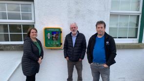New defibrillator for Carrowmenagh Community Centre