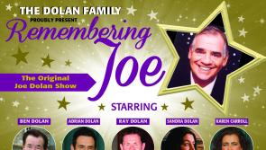 Remembering Joe -The Joe Dolan Show  comes to Leitrim this year
