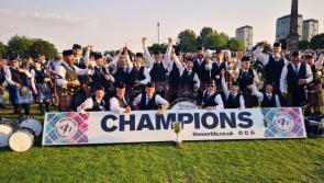County Derry pipe band's world title recognised in Parliament