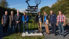 Blacksmith Sculpture Officially Unveiled at Durrow Station on Waterford Greenway