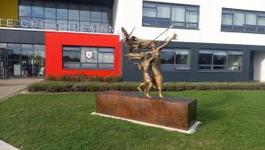 New sculpture unveiled at Coláiste Chú Chulainn Dundalk