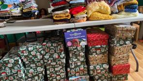 Team Hope shoebox for Christmas full swing  in Laois community