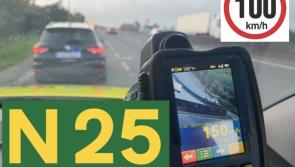 Driver in Waterford caught travelling well above speed limit 
