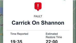 Over 6,500 Leitrim people without light tonight