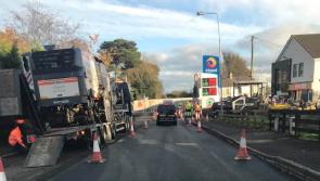 Resurfacing works taking place on busy Inishowen road