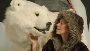Life-size polar bear Bjorn arrives in Dundalk for Marshes Christmas countdown