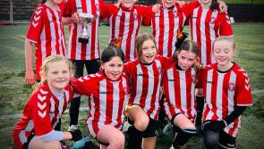 Tristar Girls celebrate winning their third trophy of the season!