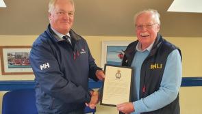 Donegal RNLI lifeboat crews receive award for rescue of fishing crew off Fanad Head