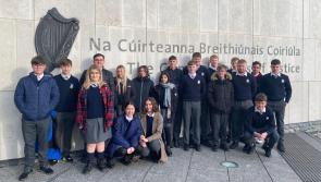 Coláiste Mhuire students visit Criminal Courts of Justice in Dublin