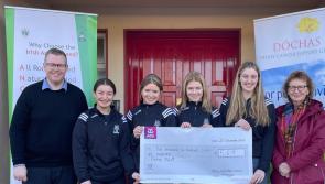 Enterprising students raise over €5,000 for Offaly cancer charity