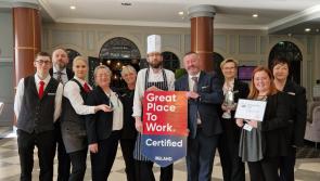 Midlands Park Hotel in Portlaoise selected as one of Ireland's best workplaces