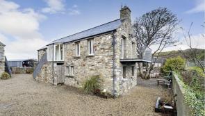 Stunning stone-faced property on the market in Portnablagh