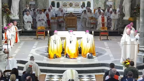 New Bishop of Ossory thanks family and church leaders at ordination today (Jan 22)
