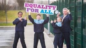 Portlaoise children help Laois minister launch world awards