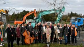 Pictures: Kilkenny College turns sod on new arts and music block