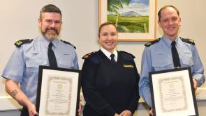 Two Donegal gardaí honoured for bravery