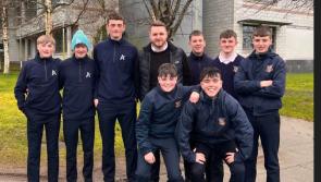 Two groups of Coláiste na Carraige students lead the way to the NFTE semi-finals