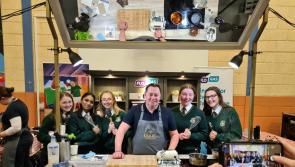 Past pupil Neven Maguire visits St Clare's CS and give cookery demonstration