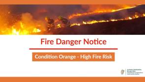 Condition Orange fire warning for Laois
