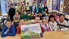 Derry school children learn about the water cycle