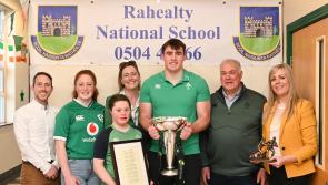 Proud day in Rahealty as rugby star Brian Gleeson returns to where it all began