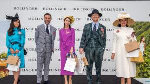 PICTURES: Glamour galore as Carlow woman crowned Best Dressed on Day 3 of Punchestown 2023