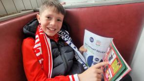 Young Donegal Liverpool supporter's delight as he features in match programme