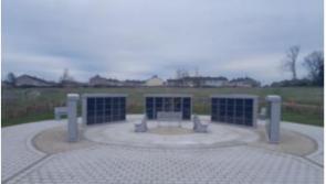 Columbarium Wall Garden in Kilkenny cemetery almost complete