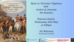 Roscrea library hosts talk on the history of 'Sport in Tipperary' this Wednesday evening 