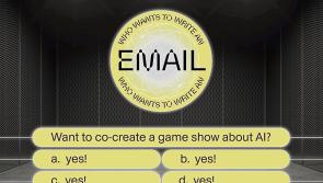 Co-create a game show about AI with an artist and researcher in  free workshop at The Dock in carrick-on-Shannon