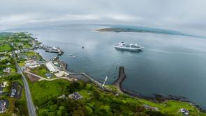 Derry welcome for cruise ship Seabourn Ovation