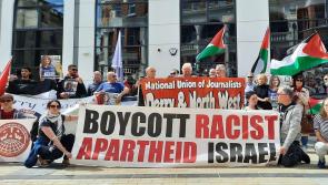  Emergency Demonstration by Derry Branch of Ireland Palestine Solidarity Campaign 