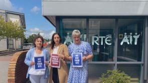 RT&Eacute; Midlands staff  protest  after Tubridy appears in D&aacute;il