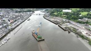 WATCH: Construction begins on Waterford's Sustainable Transport Bridge crossing River Suir