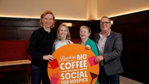 Domhnall Gleeson urging North Tipperary coffee lovers to host fundraiser for Hospice