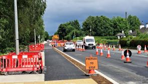 Nationals Road closed in three directions through Portlaoise with latest project near Laois hospital