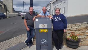 New solar powered bins for Ballinamuck Village