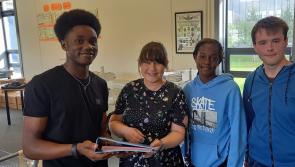 Coláiste Chú Chulainn in Dundalk celebrates top grades across 30 Leaving Cert subjects 