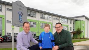 Shane Hegarty and son Odhran will start school on the same day