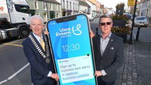 Dundalk Chamber launch awareness campaign for water outage text alert service