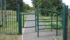 No romance involved in  “kissing” gates