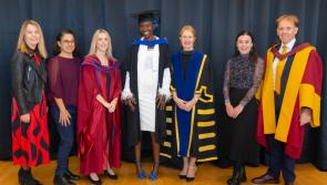 First ever Sanctuary Scholarship graduate, Grace, receives degree at SETU Waterford