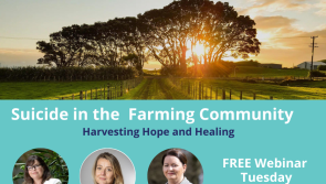 Suicide in the Farming Community, a free webinar for those impacted