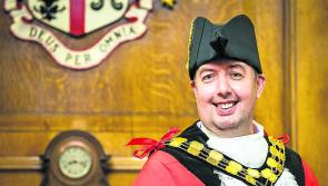 Troy Gallagher, Mayor of Islington, receives the Freedom of London
