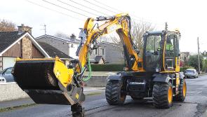 Louth County Council pothole fixing machine gets to work in Dundalk